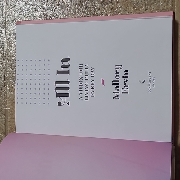 All In by Mallory Ervin Hardcover Book - Picture 4 of 8